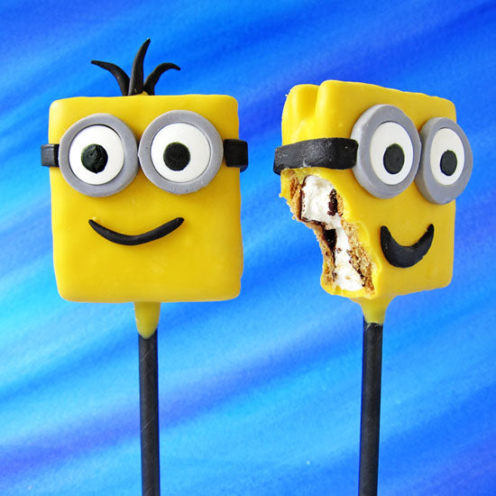 Minion S’mores Pops