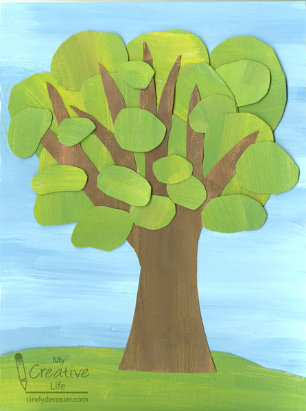 Cereal Box and Newspaper Tree