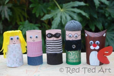 Cardboard Tube People