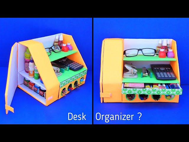 Hello friends, today we are going to show you DIY Desk Organizer/ Best out of waste craft/ Space saving desktop organiser #bestoutofwaste #deskorganizer ...