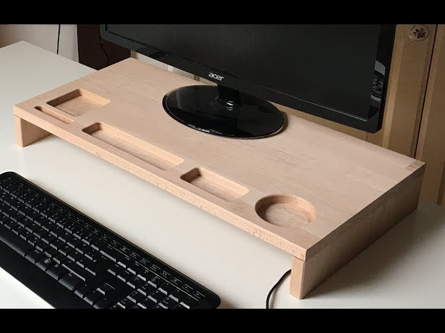 Nice example of template routing woodworking project
