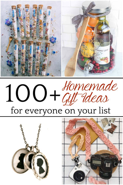 Over 100 brilliant DIY Christmas gifts related to homemade toys, home decor, fashion, beauty, food, and craft