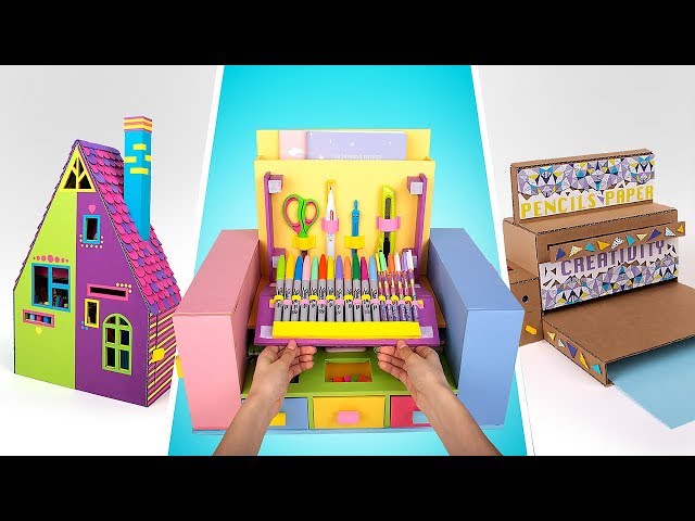 WOW! It's time for INCREDIBLE and COLORFUL ORGANIZERS you can make yourself! How to organize your desktop beautifully and conveniently? When all ...