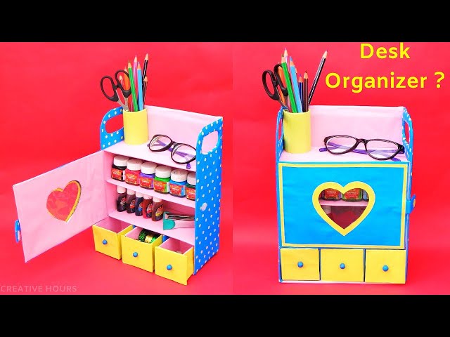 Hello friends, today we are going to show you How to make Desk Organizer from waste Shoebox | Best out of waste | DIY Room organizer #deskorganizer ...