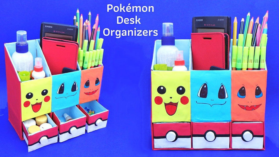 Hello friends, today we are going to show you DIY Desk Organizer | Best out of waste | Pokémon Desk Organiser #reusecardboardbox #bestoutofwaste ...