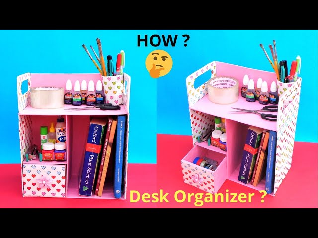 Hello friends, today we are going to show you DIY Desk Organizer | Best out of waste #deskorganizer #bestoutofwaste #diycraft #tableorganizer #officeorganizer ...