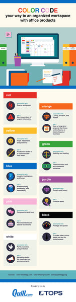 Visual people find organizing to be more effective using different colours to represent different categories.  Other people find having too many colours to be visual clutter and distracting.  Colour can be used to motivate, grab your attention or...