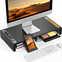 LORYERGO Width Adjustable Monitor Stand only $12.00