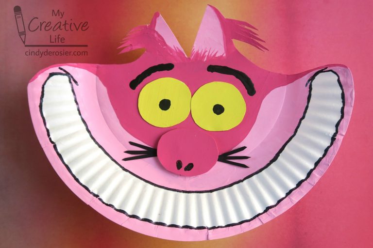 Paper Plate Cheshire Cat