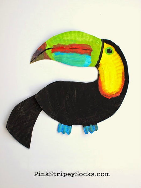 Paper Plate Toucan