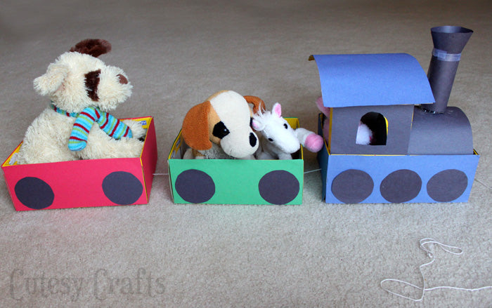 Shoebox Train Craft