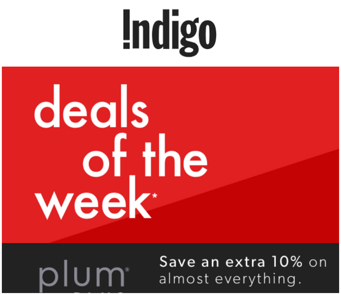 Indigo Canada Deals Of The Week: Save 20% Off Toys Including LEGO + FREE Shipping + More Offers