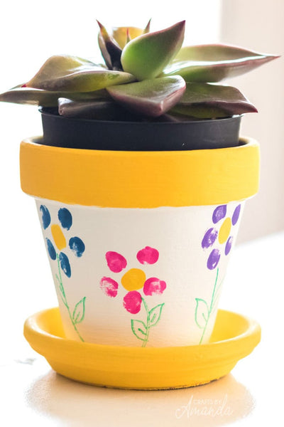 Fingerprint Flower Pot
