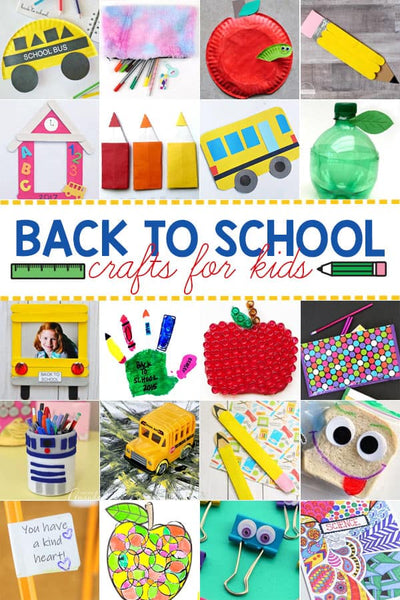 50 Fun Back to School Crafts for Kids