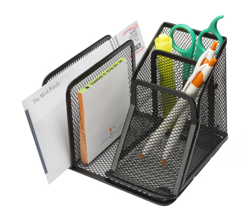 Mesh Desktop Organizer - Black