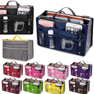 Portable Cosmetic Bag Storage Caser Bag Insert Travel Makeup Bag