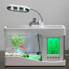 Load image into Gallery viewer, Usb Intelligent Mini Fish Tank Running LED With Water