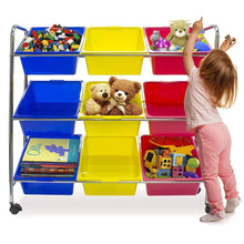 Load image into Gallery viewer, Top sorbus toy bins office supply organizer on wheels plastic storage cart with removable bins ideal for toys books crafts office supplies and much more primary colors