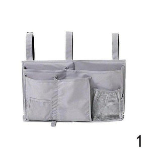 1 Pc Waterproof Oxford Fabric Durable Bedside Storage Bag Hanging Organizer Hanging Storage