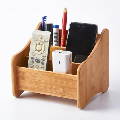 Bamboo desk organizer